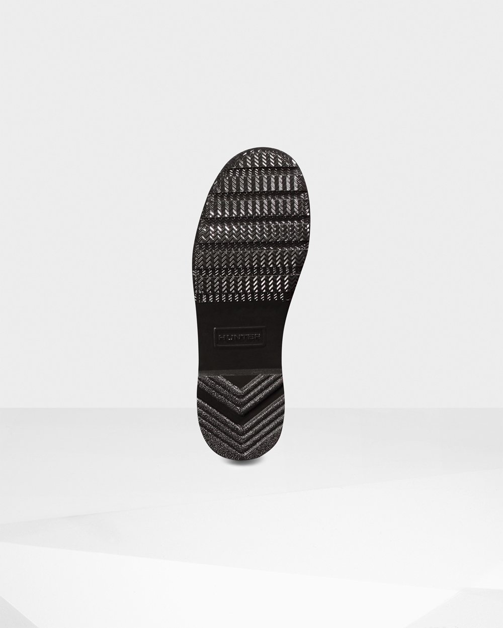 Galochas Curtas Hunter Feminina Cinzentas Escuro - Original Tour Foldable Gloss - 75CYQAHZT